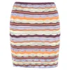 Missoni Mini Pencil Skirt In Multicolor Cotton In Multi