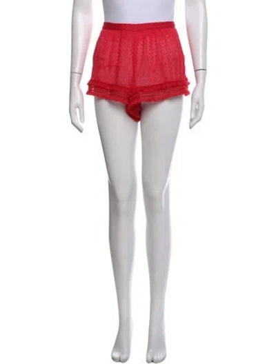 Pre-owned Missoni Mini Shorts In Red