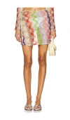 Missoni Lace Up-detail Mini Skirt