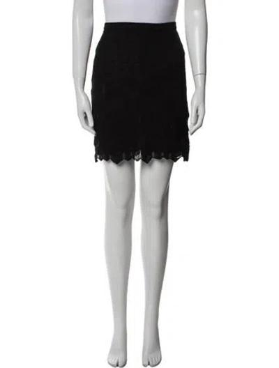 Pre-owned Missoni Mini Skirt In Black