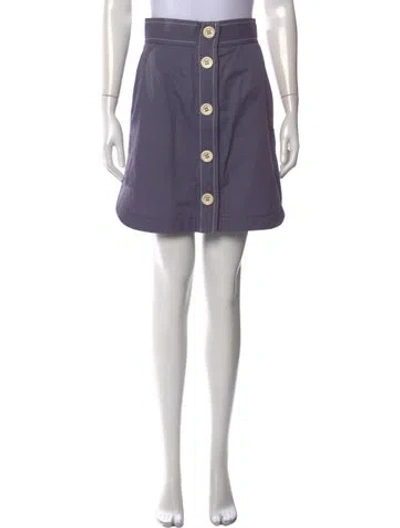 Pre-owned Missoni Mini Skirt In Purple