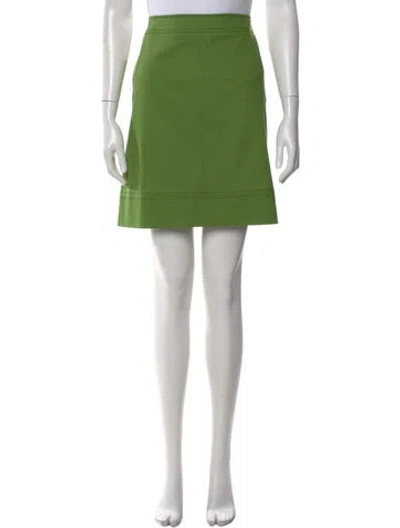 Pre-owned Missoni Mini Skirt W/ Tags In Green