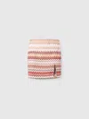 Missoni Minirock Mit Lamé-zickzackmuster Und Schlitz In Multicoloured