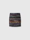 Missoni Mini Skirt With Snake Pattern In Multi