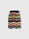 Missoni Zigzag Greek-motif Mini Skirt In Multicoloured