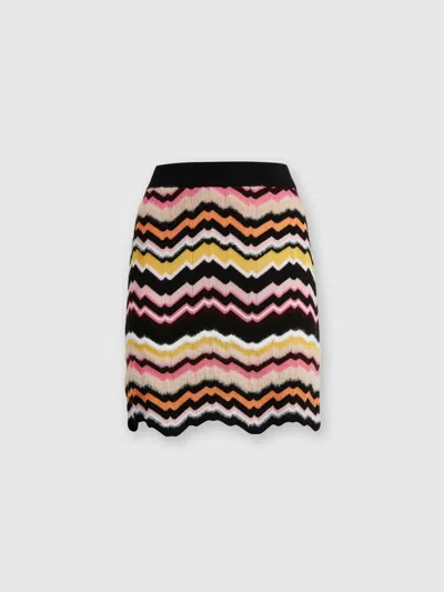MISSONI MINIROCK MIT GRIECHISCHEM ZICKZACK-MOTIV