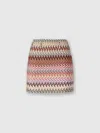 Missoni Mini Skirt With Zigzag Pattern In Multi