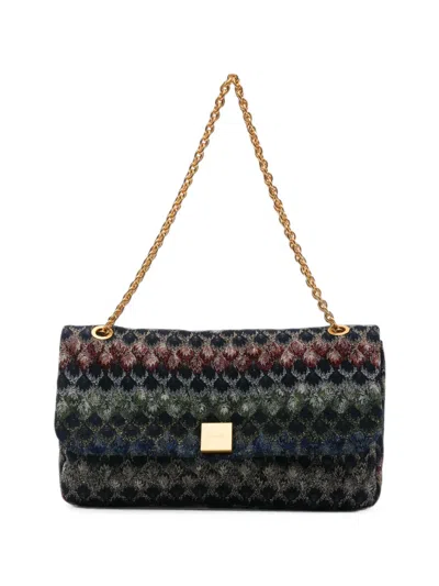 Missoni Minibutton Lace Shoulder Bag In Multi