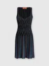 Missoni Diamond Mini Dress In Multicoloured