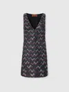 Missoni Minikleid Mit V-ausschnitt Aus Strukturierter Spitze
