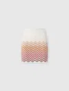 Missoni Crochet-knit Cotton-blend Mini Skirt In Multi