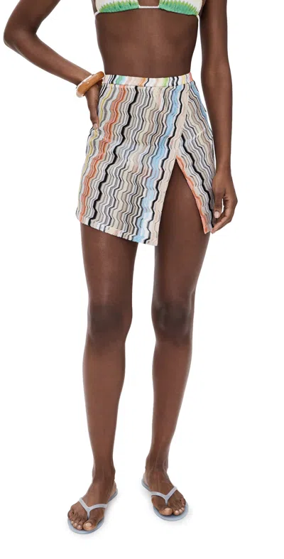Missoni Miniskirt Smsnp-multi