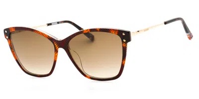 Missoni Mis 0003/s Rnl/ha Women's Sunglasses Tortoiseshell Size 56 In Pattern Red Tortoise
