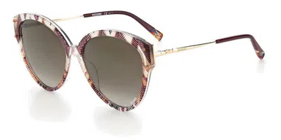 Missoni Mis 0004/s 5nd/ha Occhiali Da Sole Marroni Per Donna In Brown