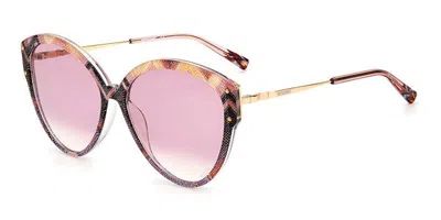 Missoni Mis 0004/s Obl/3x Occhiali Da Sole Rosa Per Donna In Pink