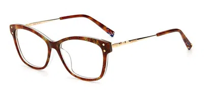 Missoni Mis 0006 2nl Women's Glasses Brown Size 53 - Free Lenses - Blue Light Block Available In Multi