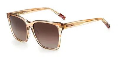 Missoni Mis 0008/s Hr3/ha Occhiali Da Sole Marroni Per Donna In Brown
