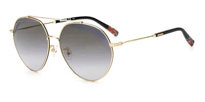 Missoni Mis 0015/s 2m2/fq Occhiali Da Sole Oro Per Donna In Multi