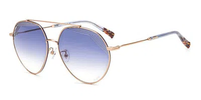 Missoni Mis 0015/s Lks/08 Occhiali Da Sole Oro Per Donna In Multi
