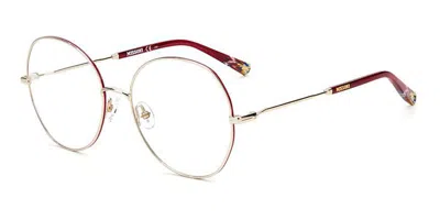 Missoni Mis 0016 6k3 Occhiali Da Vista Oro Per Donna (solo Montatura) In Multi