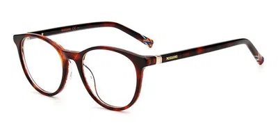 Missoni Mis 0019 0uc Occhiali Da Vista Tartarugatishell Per Donna (solo Montatura) In Brown