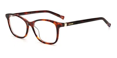 Missoni Mis 0020 0uc Occhiali Da Vista Tartarugatishell Per Donna (solo Montatura) In Brown