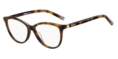 Missoni Mis 0022 086 Occhiali Da Vista Tartarugatishell Per Donna (solo Montatura) In Brown