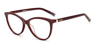 Missoni Mis 0022 Lhf Occhiali Da Vista Borgogna Per Donna (solo Montatura) In Burgundy