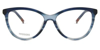 Missoni Mis 0022 Y00 Occhiali Da Vista Blu Per Donna (solo Montatura) In Blue