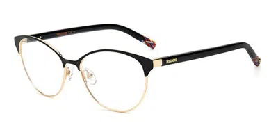 Missoni Mis 0024 807 Occhiali Da Vista Oro Per Donna (solo Montatura) In Black