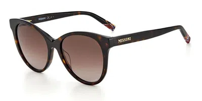 Missoni Mis 0029/s 086/ha Occhiali Da Sole Tartarugatishell Per Donna In Brown