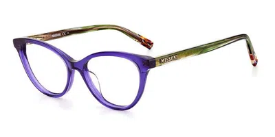 Missoni Mis 0031 0b2 Occhiali Da Vista Purple Per Donna (solo Montatura) In Blue