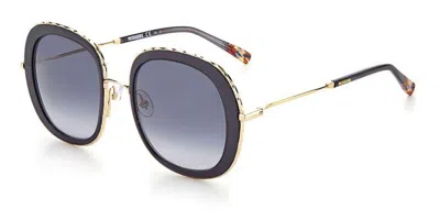 Missoni Mis 0034/s Kb7/9o Women's Sunglasses Gold Size 53 In Grey Gold
