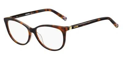 Missoni Mis 0038 086 Occhiali Da Vista Tartarugatishell Per Donna (solo Montatura) In Brown