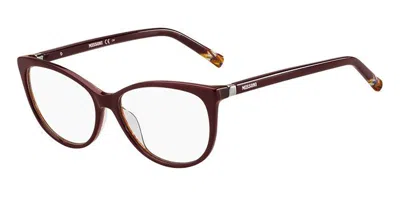 Missoni Mis 0038 Lhf Occhiali Da Vista Borgogna Per Donna (solo Montatura) In Black