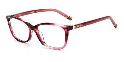 Missoni Mis 0039 00m Occhiali Da Vista Tartarugatishell Per Donna (solo Montatura) In Red