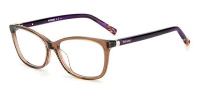 Missoni Mis 0039 01b Occhiali Da Vista Marroni Per Donna (solo Montatura) In Metallic