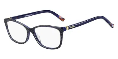 Missoni Mis 0039 S6f Occhiali Da Vista Neri Per Donna (solo Montatura) In Blue