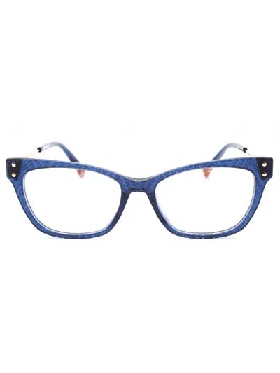 Missoni Mis 0045 Eyeglasses In Blue / Clear Demo Lens