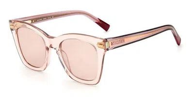 Missoni Mis 0046/s Fwm/vg Women's Sunglasses Pink Size 51 In Transparent Nude Pink