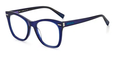 Missoni Mis 0049 Pjp Occhiali Da Vista Blu Per Donna (solo Montatura) In Blue