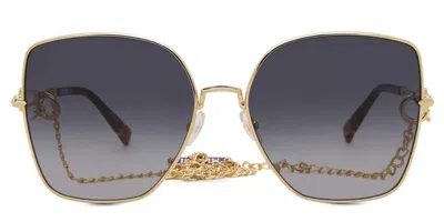 Missoni Mis 0052/s J5g/9o Women's Sunglasses Gold Size 59