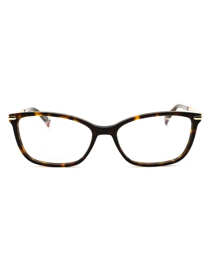 Missoni Mis 0058 Eyeglasses In Havana/clear Demo Lens