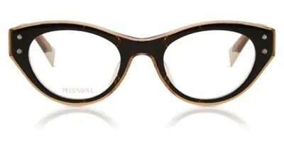 Missoni Mis 0066 Xlt Occhiali Da Vista Tartarugatishell Per Donna (solo Montatura) In Green