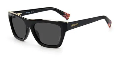 Missoni Mis 0067/s 807/ir Occhiali Da Sole Neri Per Donna In Black