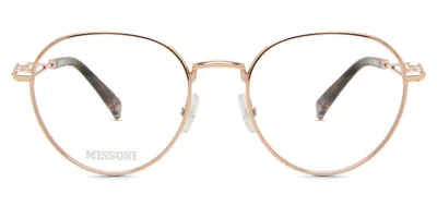 Missoni Mis 0077 Ddb Occhiali Da Vista Oro Per Donna (solo Montatura) In Gray