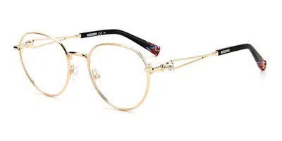 Missoni Mis 0077 J5g Occhiali Da Vista Oro Per Donna (solo Montatura) In Gold