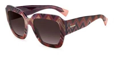 Missoni Mis 0079/s S68/ha Women's Sunglasses Pink Size 55