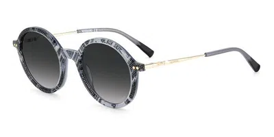 Missoni Mis 0082/s S37/9o Occhiali Da Sole Neri Per Donna In Gray