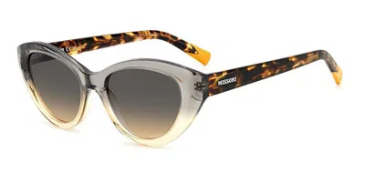 Missoni Mis 0086/s Mqe/ga Occhiali Da Sole Grigi Per Donna In Gray